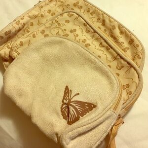 SET OF THREE COSMETICS BAGS🌺